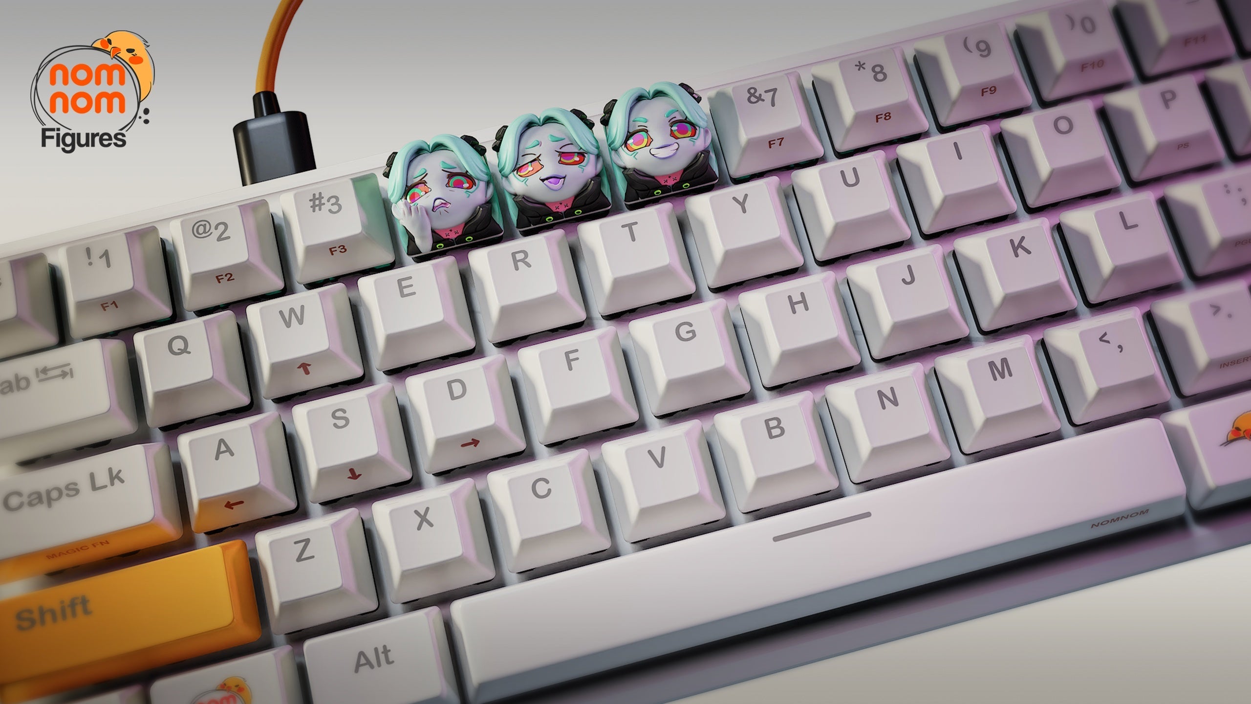 Rebecca - Cyberpunk: Edgerunners - Keyboard Keycaps