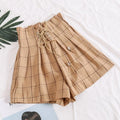 Ribbon Tie High Waist Shorts