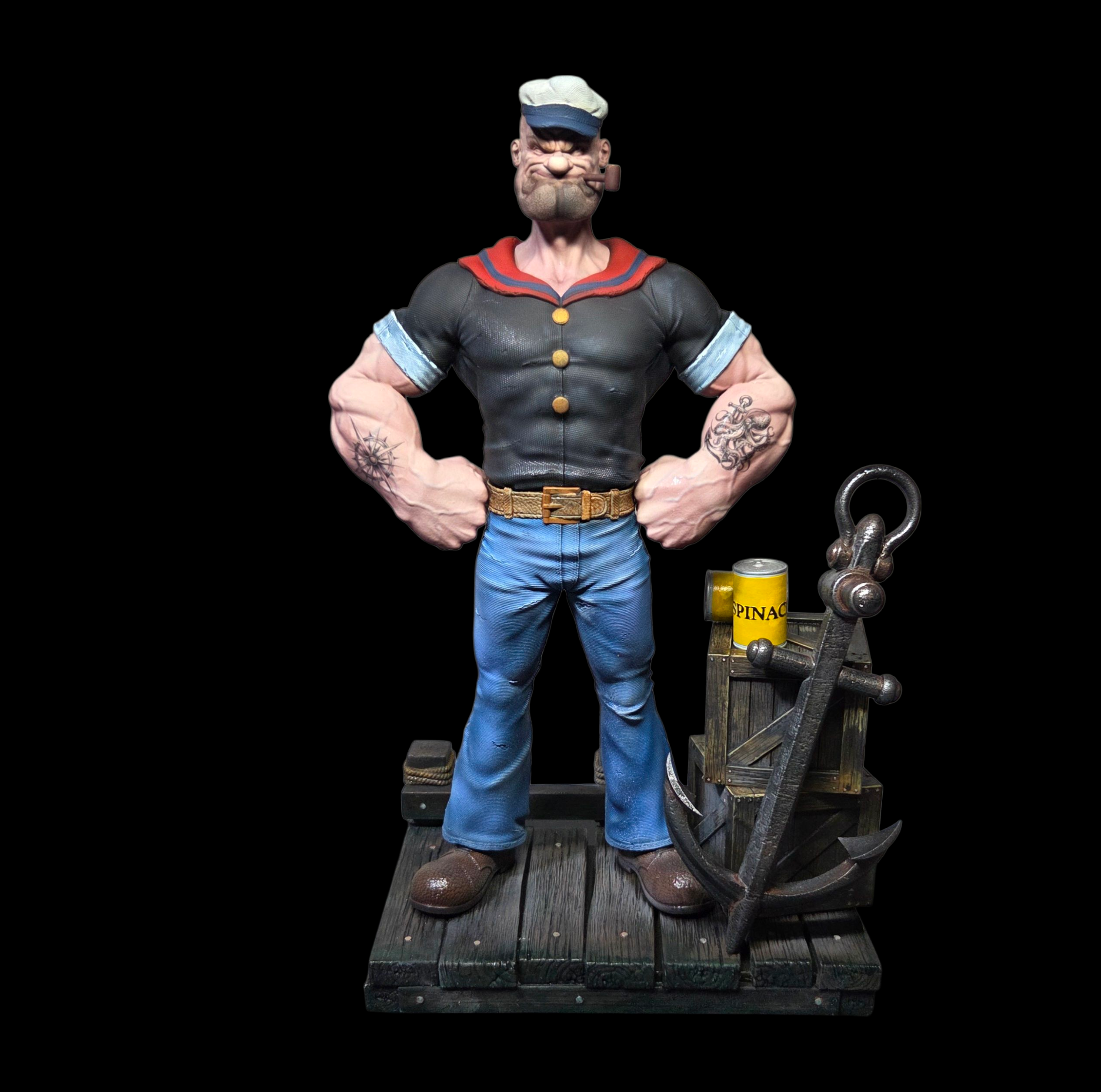 Popeye - 1:6 Scale Figure & Bust