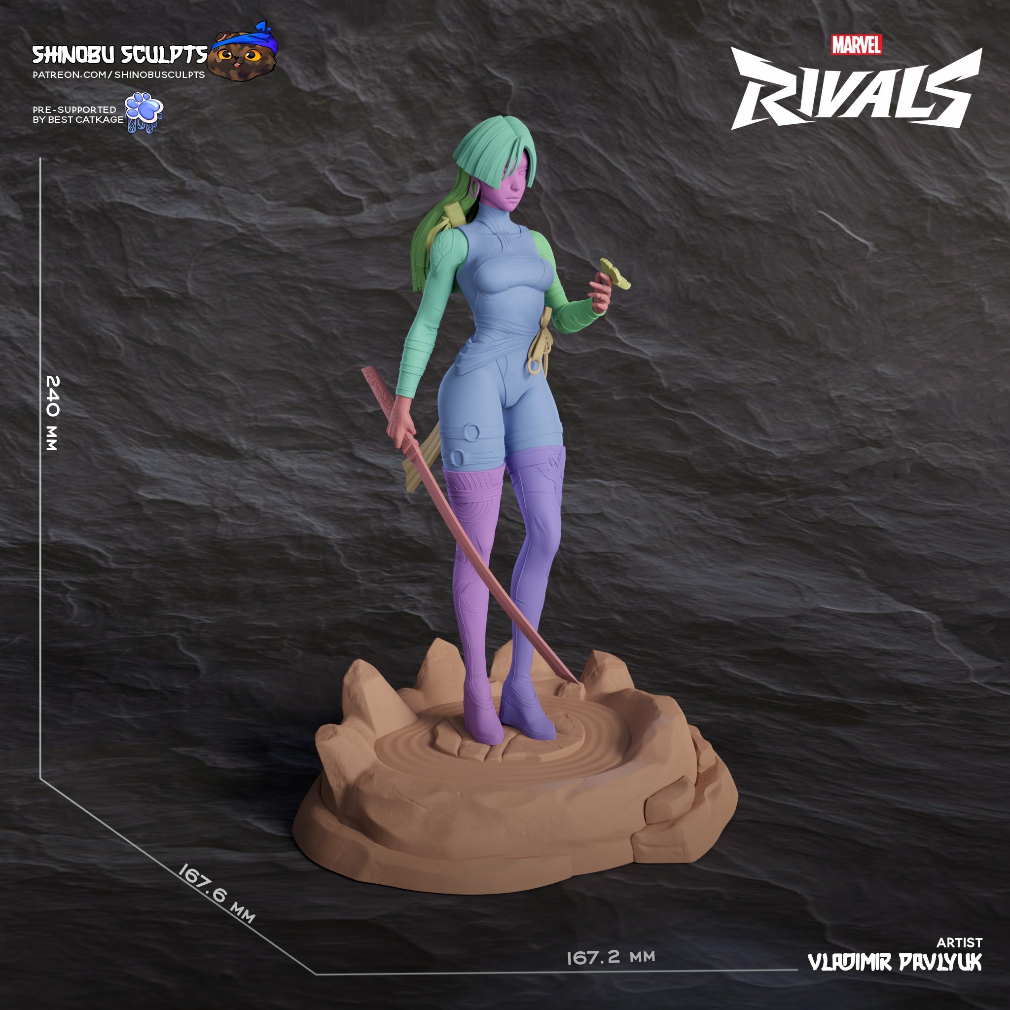Psylocke  - Marvel Rivals - 1:8 Scale