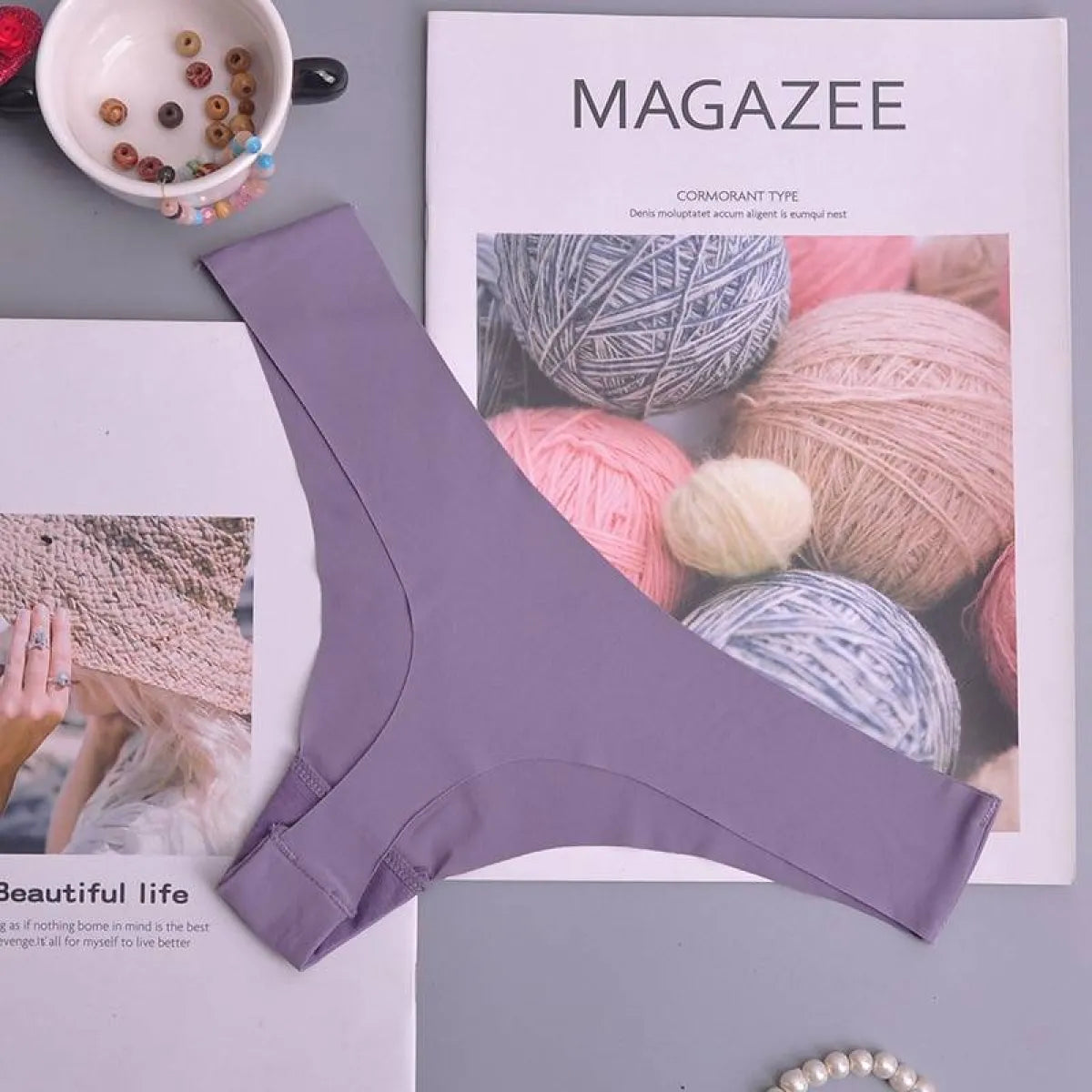 Silk Sexy Thongs for Women