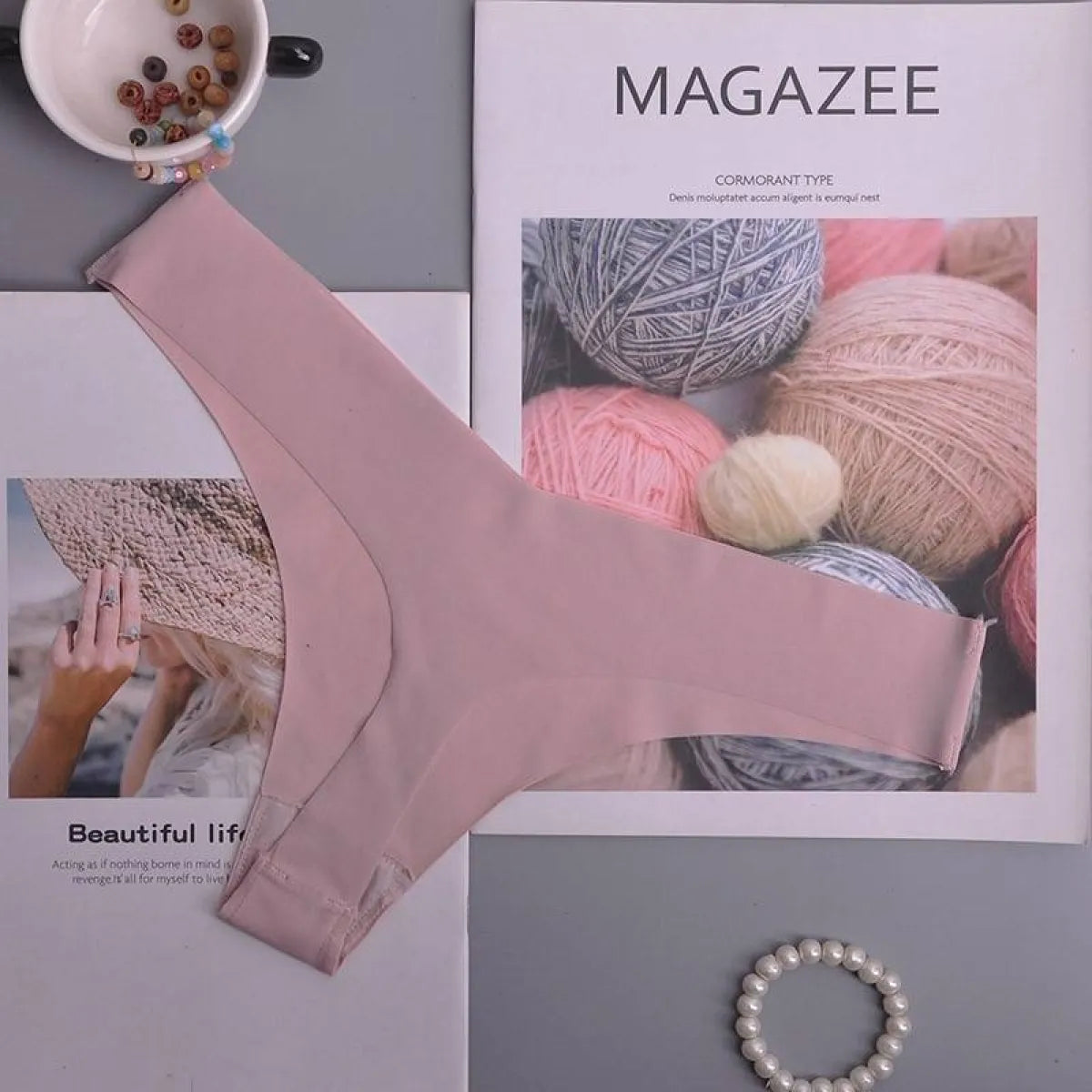 Silk Sexy Thongs for Women