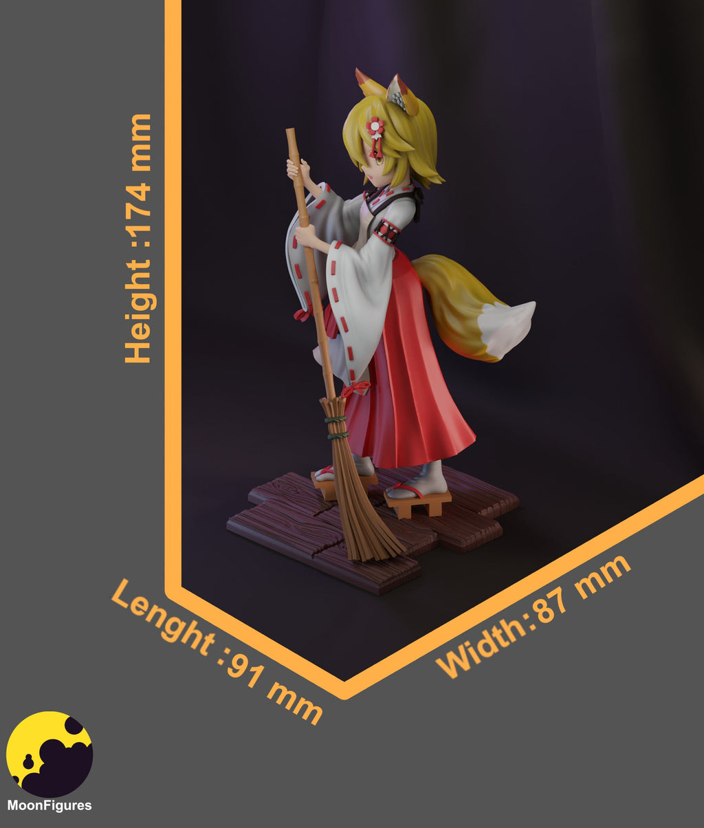 Fox Senko-San - The Helpful Fox Senko - 1:10 Scale Figure