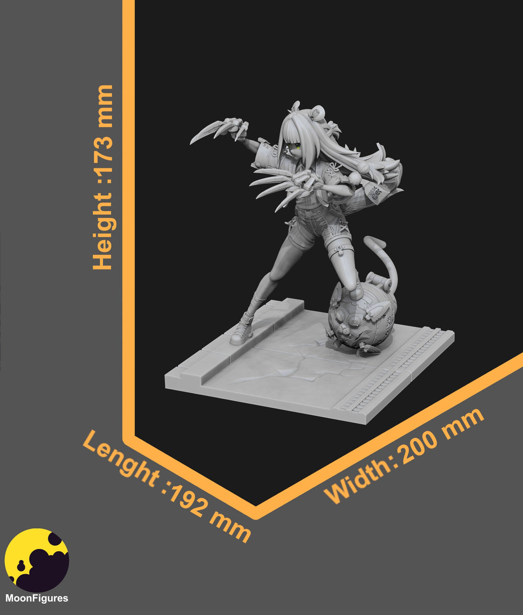 Ju Fufu - Zenless Zone Zero - 1:10 Scale Figure