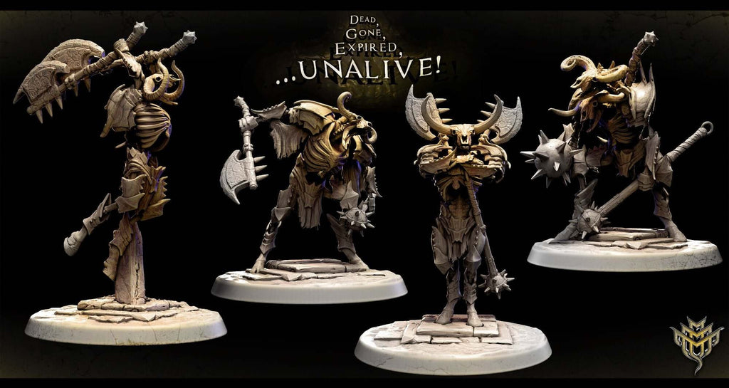 Skele-Taur Army Set – Undead Minotaur Warriors