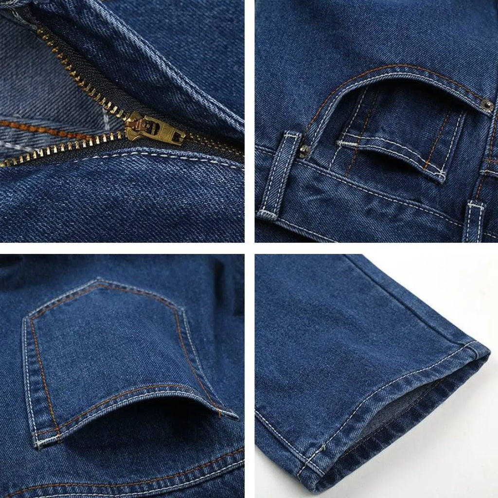 Straight Classic Denim Pants
