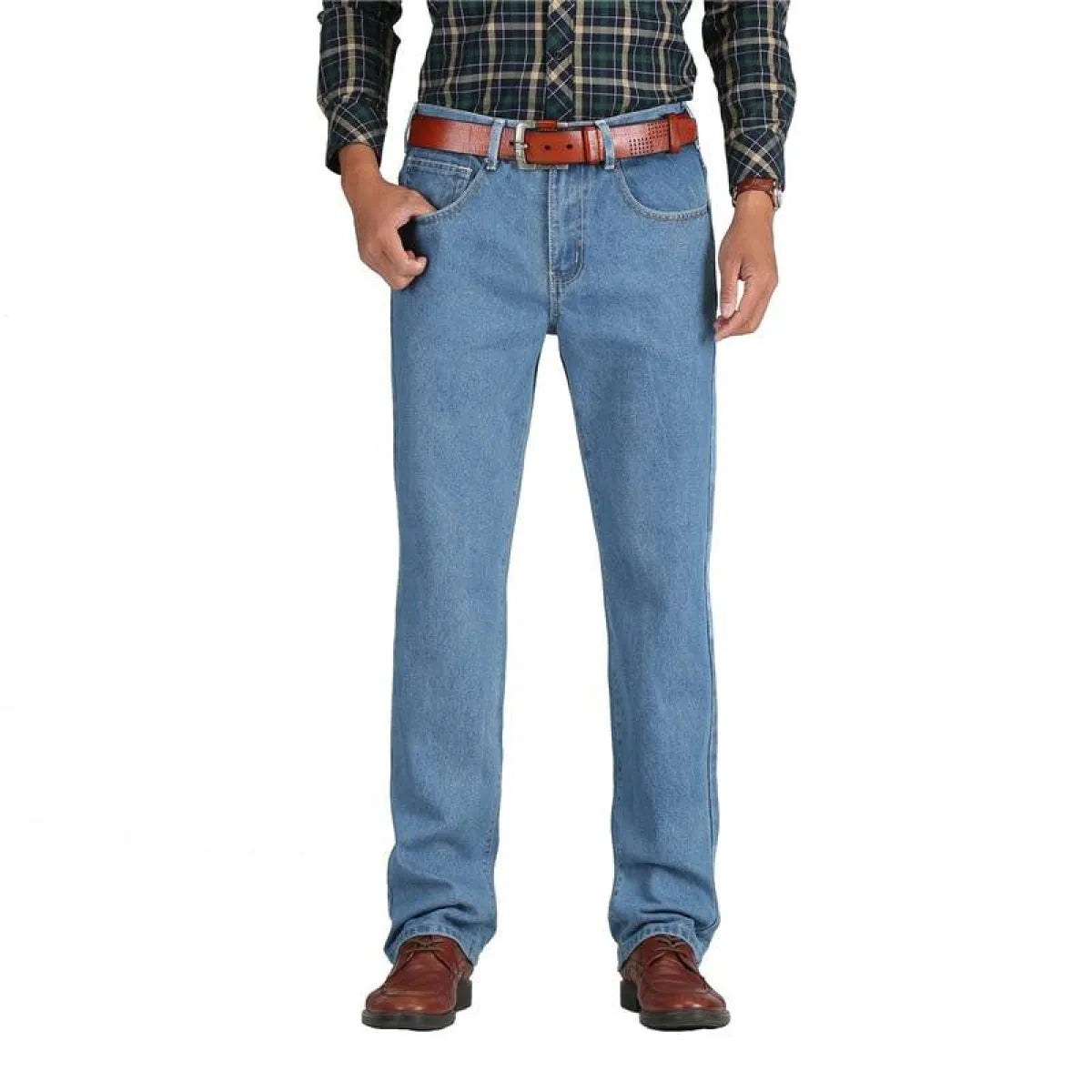 Straight Classic Denim Pants