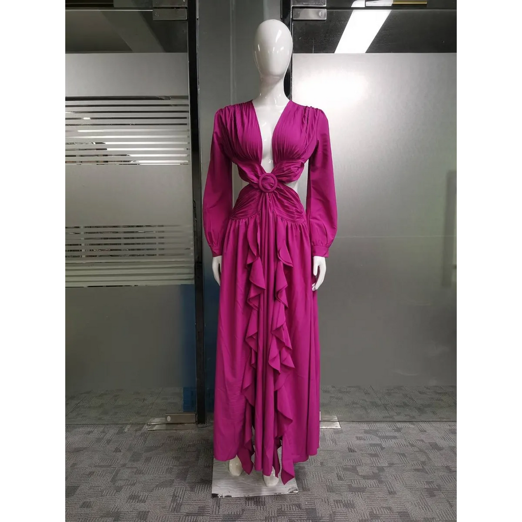 Stylish Wrap Dress With Tie Waist