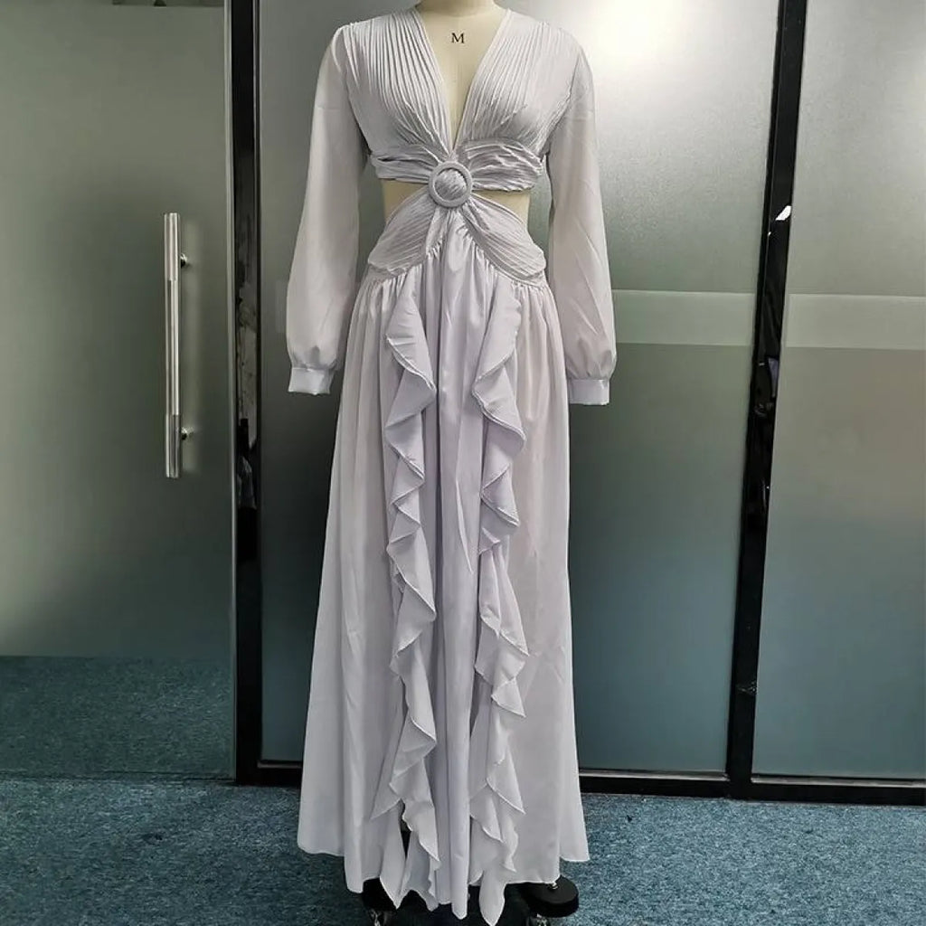 Stylish Wrap Dress With Tie Waist
