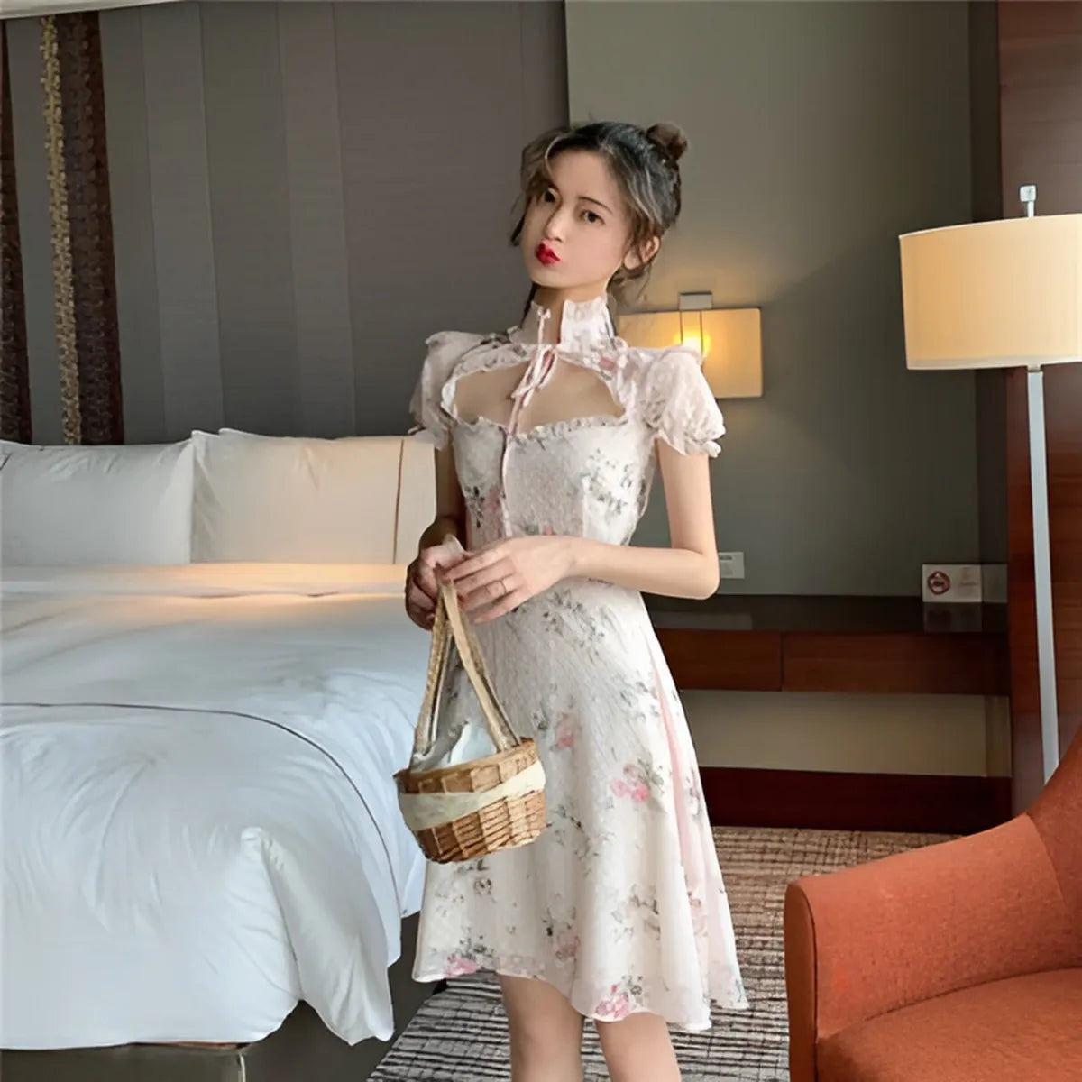 Sweet Princess Lolita Hollow Chest