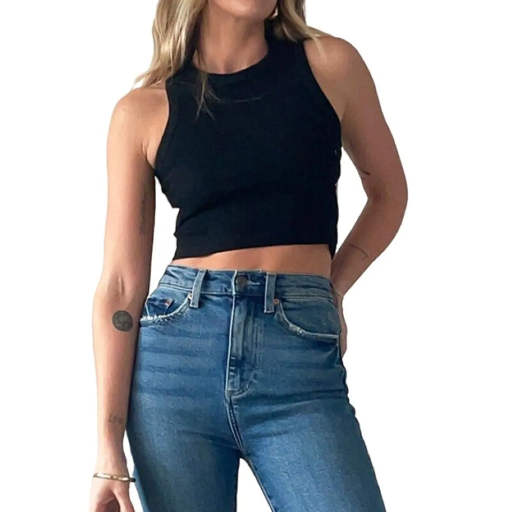 Casual Tank Crop Tops