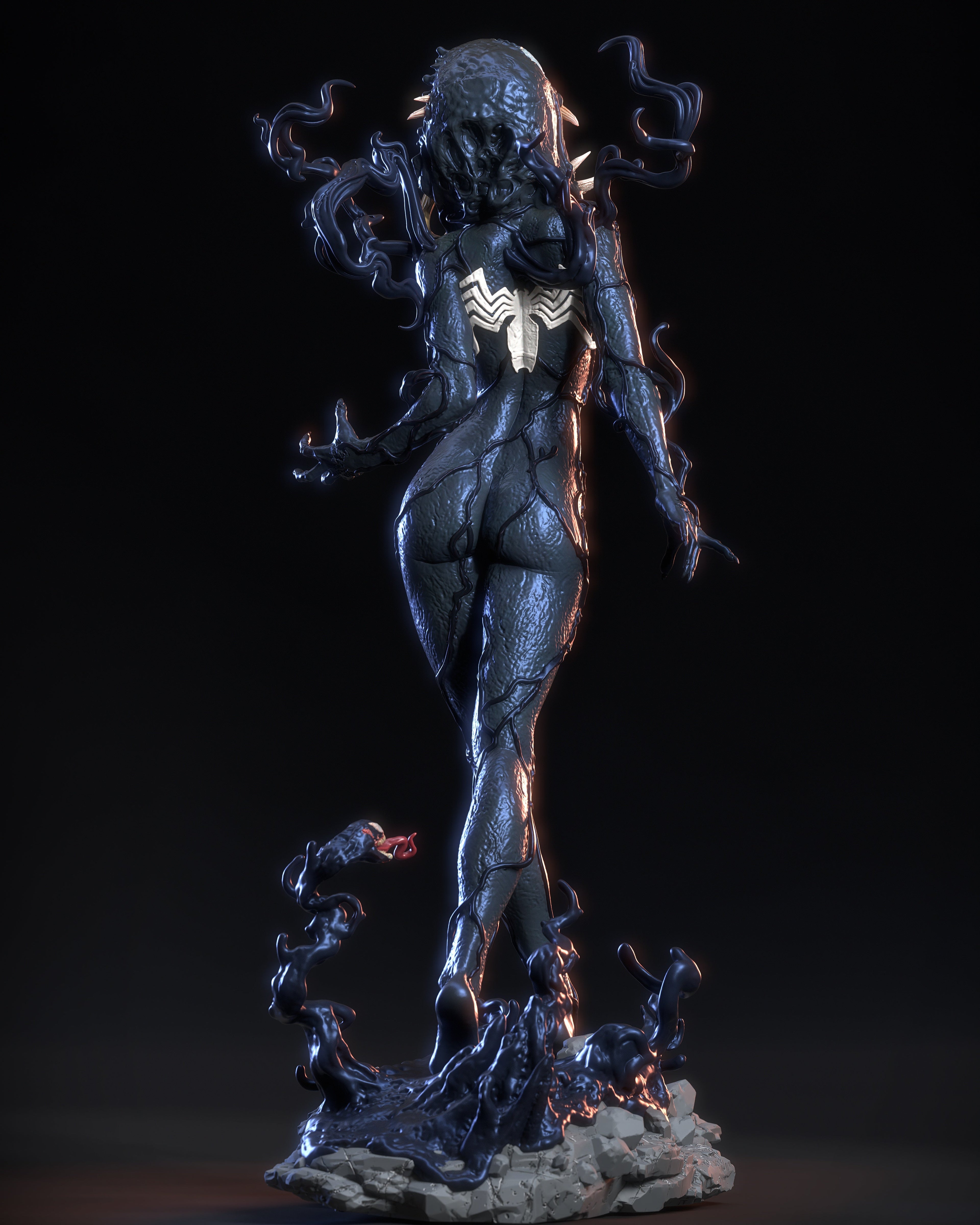 Gwenom  - Marvel Comics (SFW/NSFW 18+ Only) - 1:6, 1:9 Scale Figures & Bust