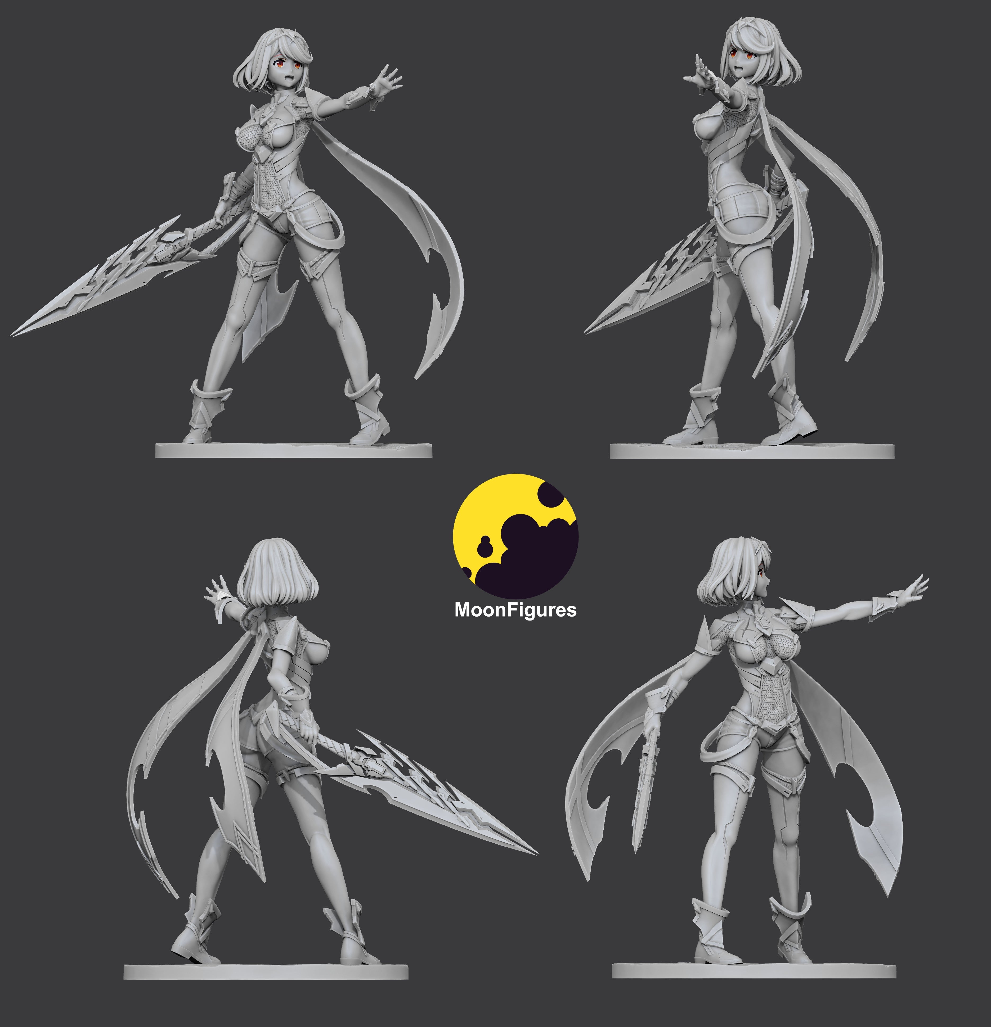 Pyra - Xenoblade Chronicles - 1:10 Scale Figure