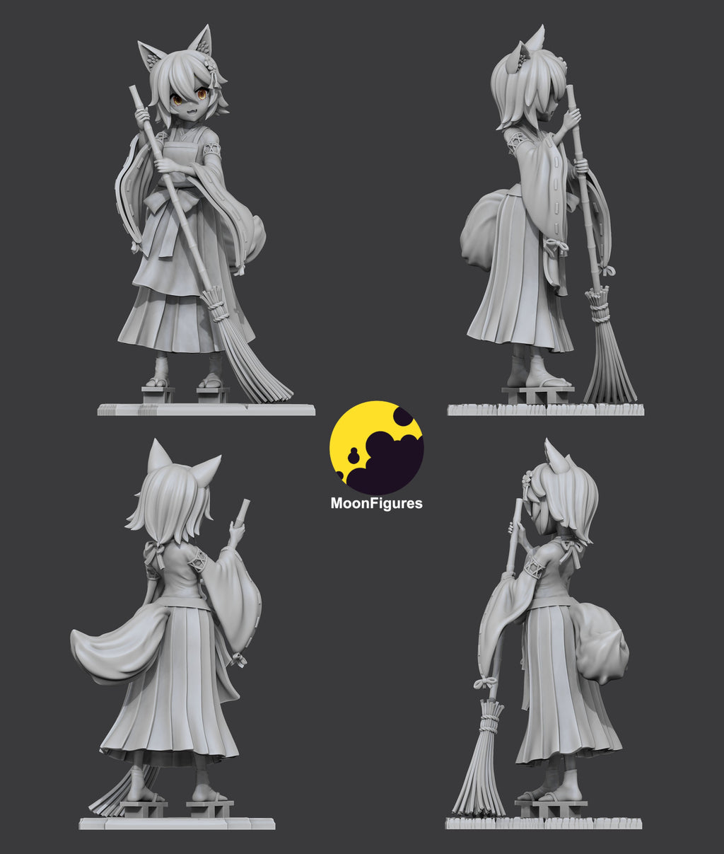 Fox Senko-San - The Helpful Fox Senko - 1:10 Scale Figure