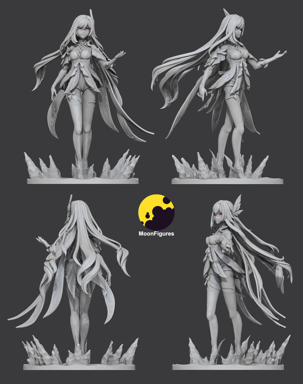 Skirk - Genshin Impact - 1:10 Scale Figure