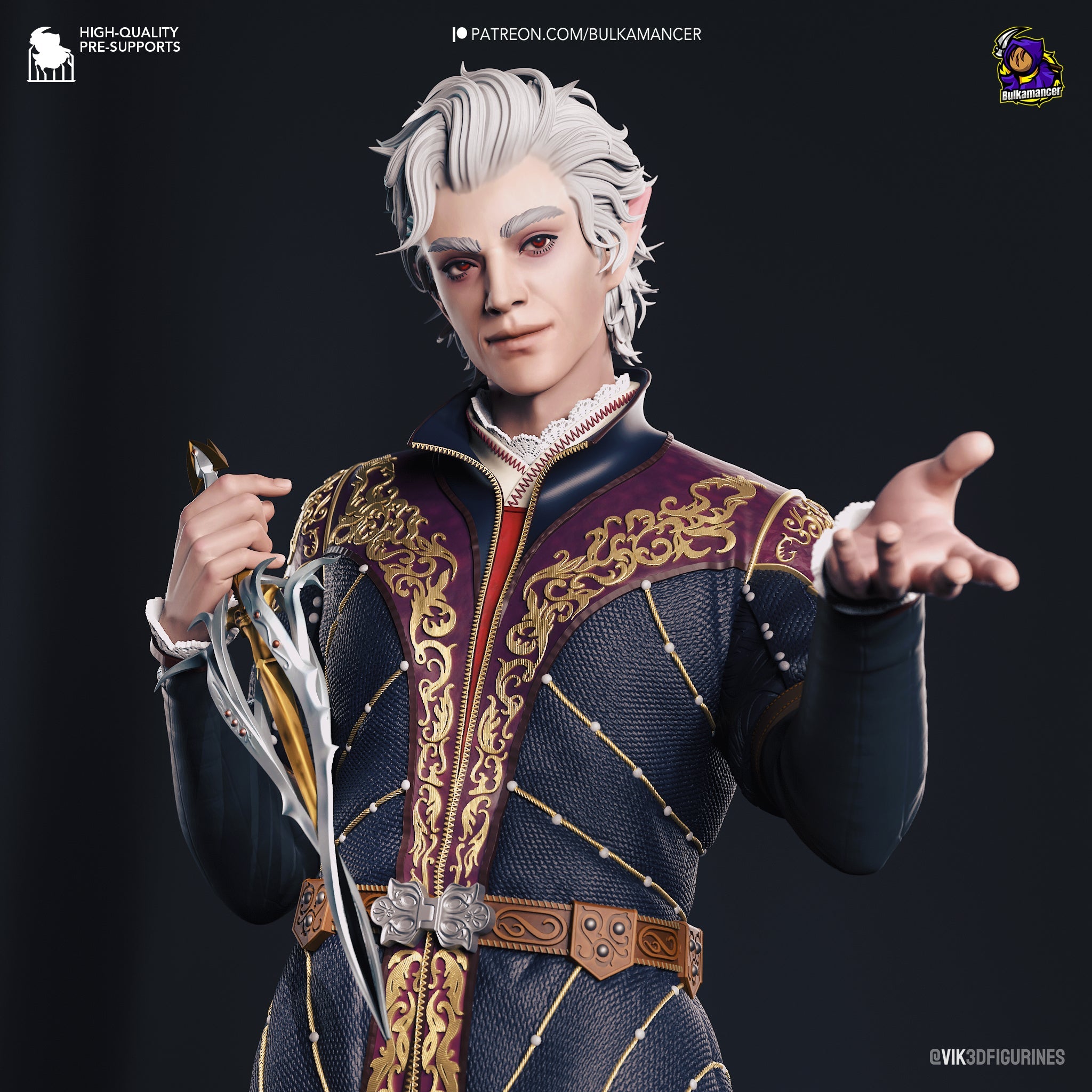 Astarion - Baldur's Gate - 1:8 Scale Figure