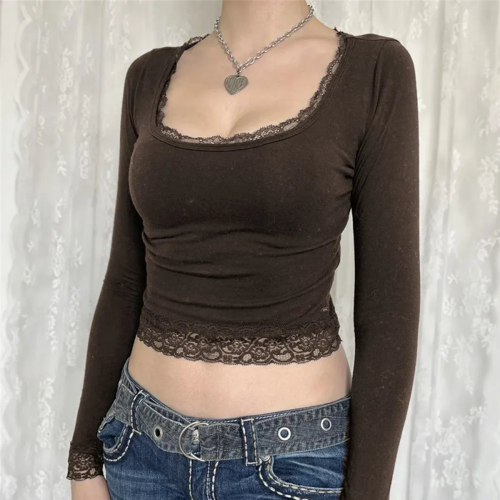 Vintage Graphic T-Shirt: Fairy Grunge Autumn Tops