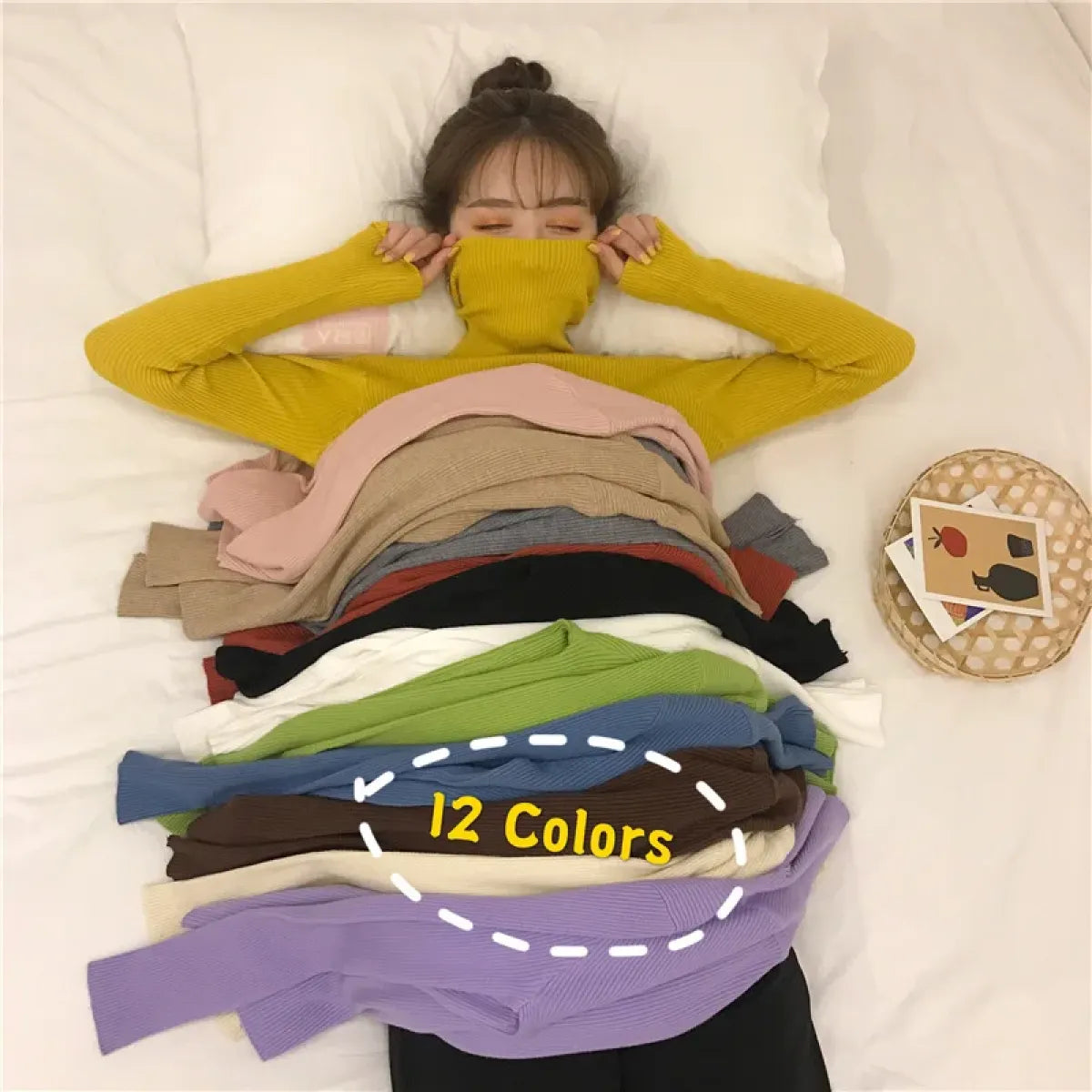 Vintage Harajuku Turtleneck Sweater