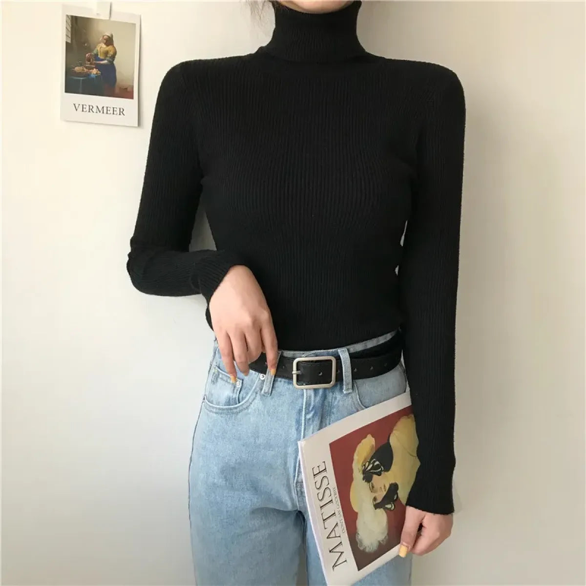 Vintage Harajuku Turtleneck Sweater